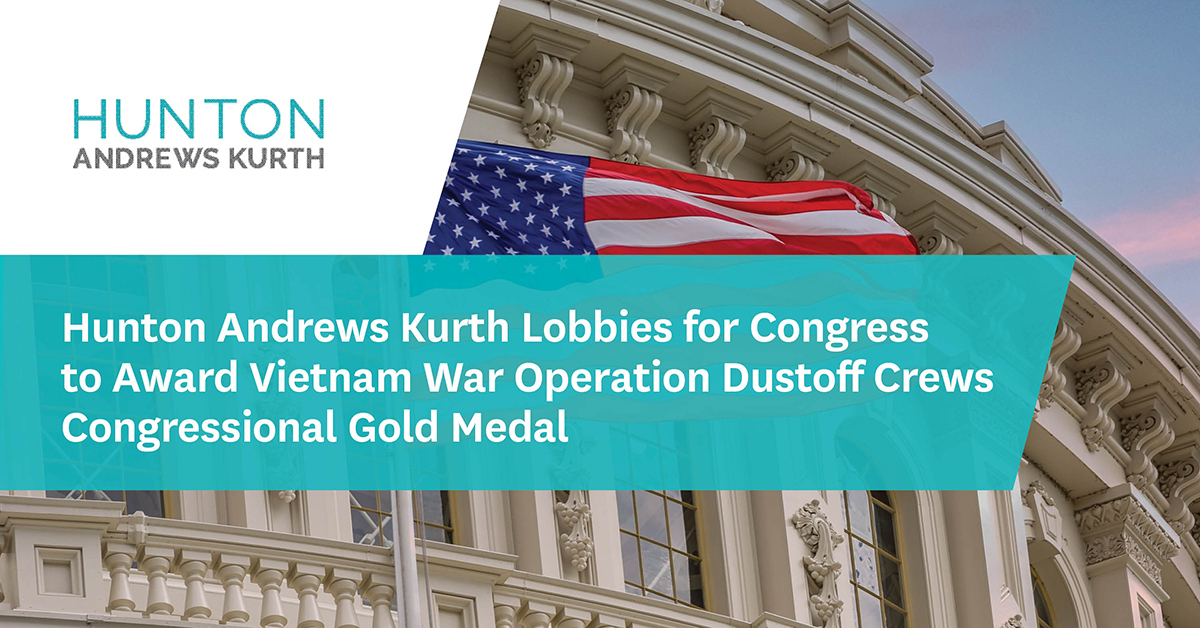 Hunton Andrews Kurth Lobbies For Congress To Award Vietnam War ...