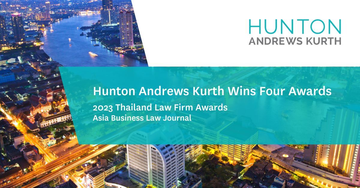 Hunton Andrews Kurth Wins Four Awards At The Asia Business Law Journal ...