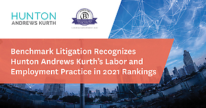 HuntonAK Labor and Employment Recognized By Benchmark Litigation’s National Ranking